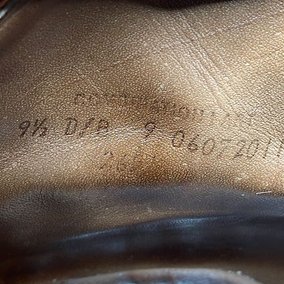 Men’s Vintage Slip on Cognac Orange Leather Boots - Picture 13 of 16